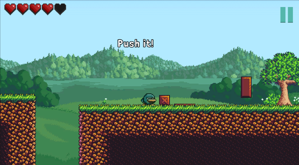 SineLore Screenshot - Push puzzle