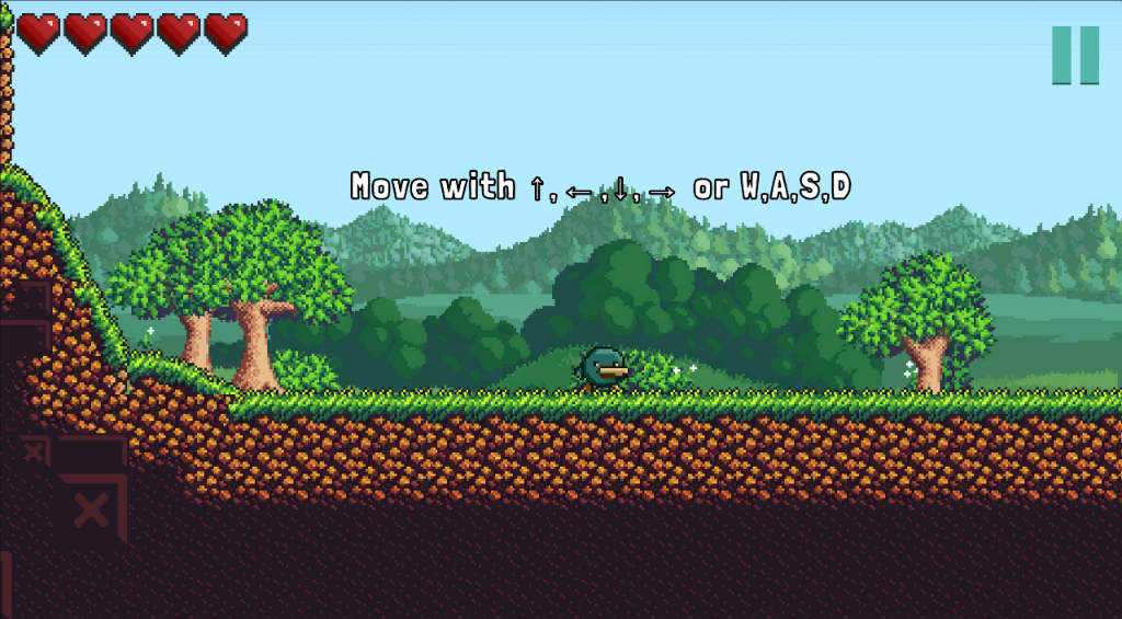 SineLore Screenshot - Movement tutorial