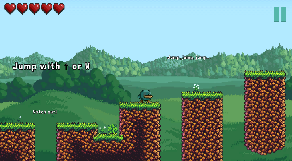 SineLore Screenshot - Jumping platforms